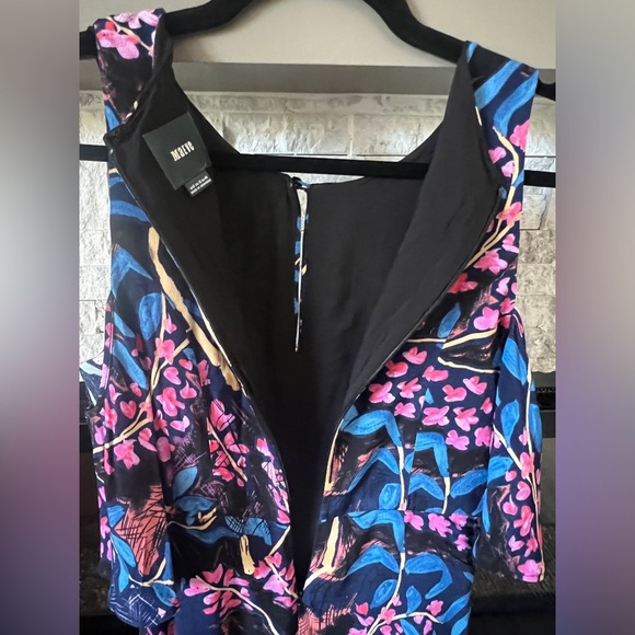 Anthropologie Maeve size 8 blue‎ printed dress - Picture 9 of 12